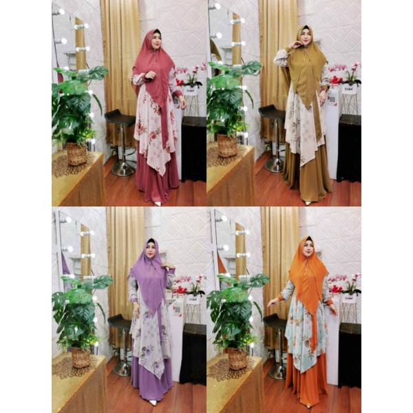 ANNISA SYAR'Iby FAZZA BOUTIQUE_Gamis Syari Kekinian Terlaris Termurah Bestseller