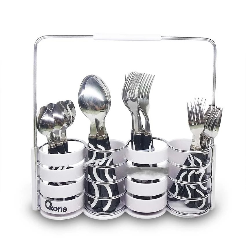 Oxone OX-5200 24Pcs CURVE Cutlery Set