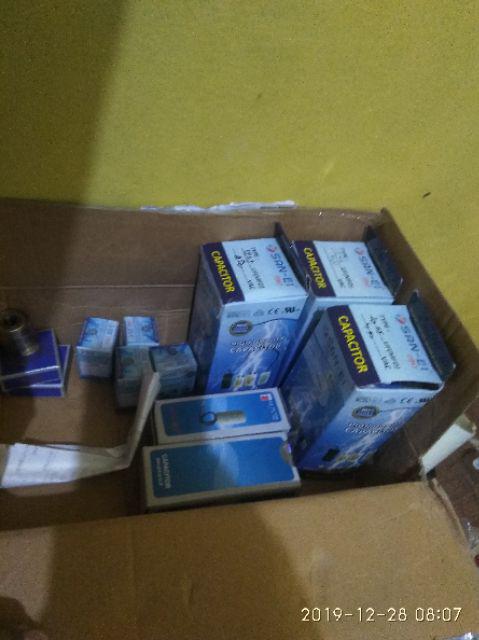 Grosir - Kapasitor Mesin Cuci - 5 + 12 Uf - Capasitor - Jp