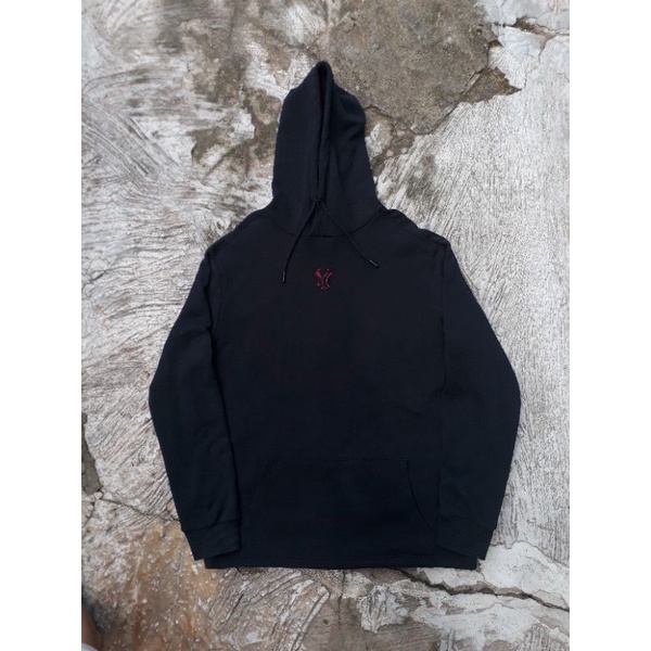 HOODIE MLB YANKESS | MLB CENTER LOGO | BLACK