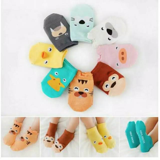Kaos Kaki Anak Bayi Cute Animal 3D import