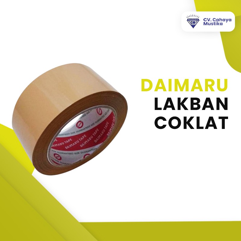 

Alat Tulis Kantor/Alat Tulis Kantor Grosir/Alat Tulis Kuliah Lakban Coklat Daimaru Malang - ATK