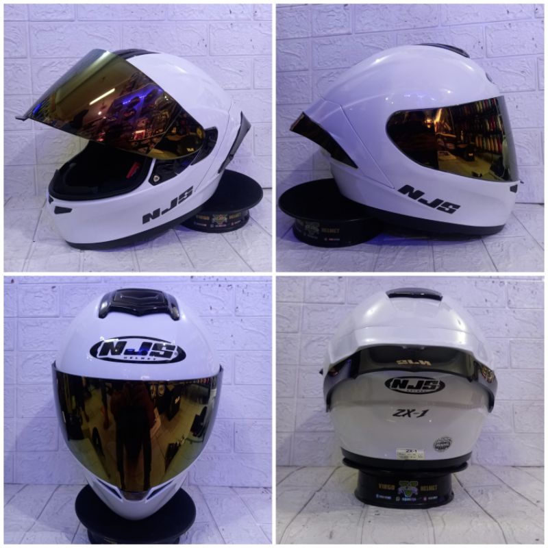 NJS ZX-1 SOLID WHITE PAKET GANTENG