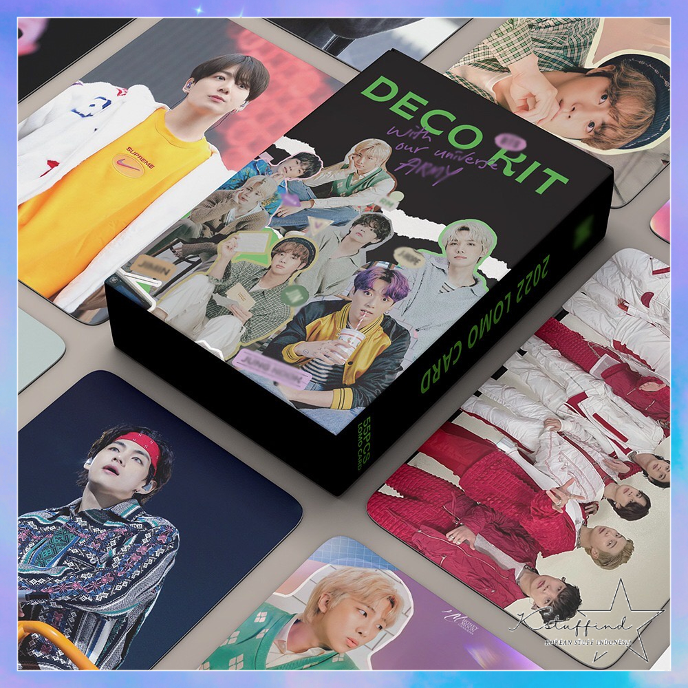 [kstuffind] BTS DECO KIT PHOTOCARD LOMO CARD PHOTO KARTU FOTO PC ARMY BANGTAN MURAH 54PCS PCS 54