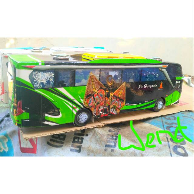 Papercraft bus haryanto new