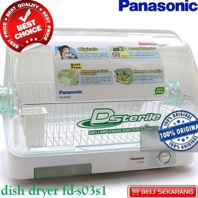 PANASONIC Dish Dryer DSterile FD-S03S1 Steril &amp; Pengering Alat Makan