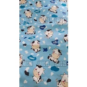 TERMURAH BAHAN KAIN TERLARIS KATUN MIKROTEX MOTIF SAPI UTK SPREI GORDEN PIYAMA PER 0,5M DAN 1M
