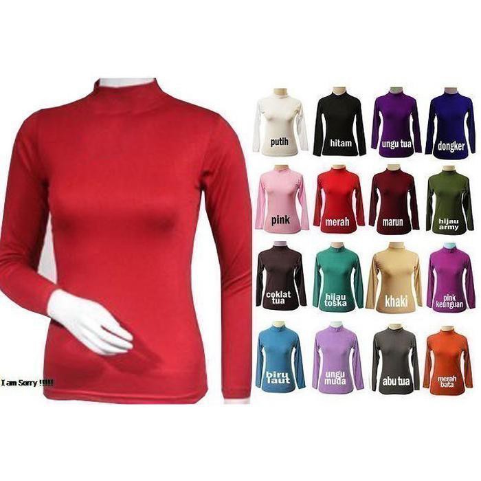 (TERLARIS) 41 WARNA MANSET SPANDEK PREMIUM TURTLENECK/MANSET WANITA/INNER WANITA/MANSET HITAM BISA COD