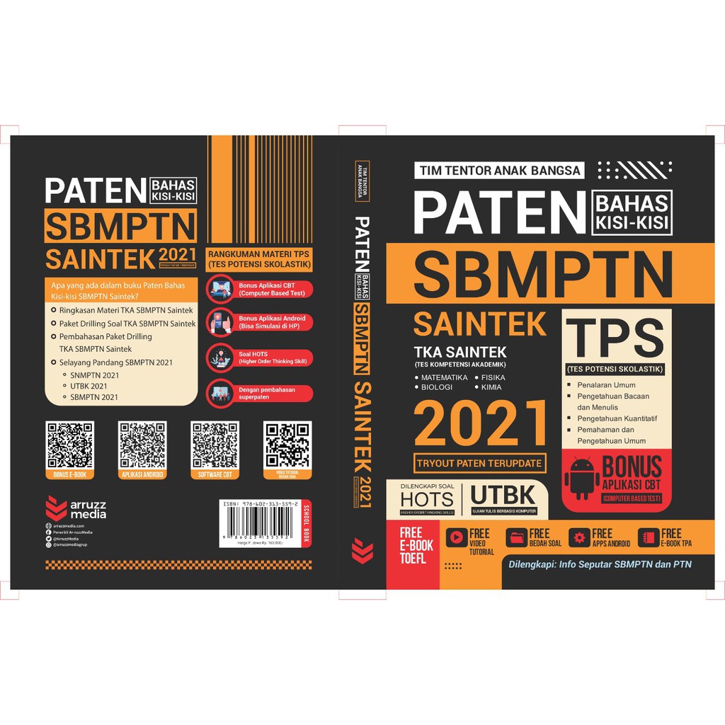 Buku SBMPTN SAINTEK 2021Paten Bahas Kisi-kisi SBMPTN SAINTEK 2021