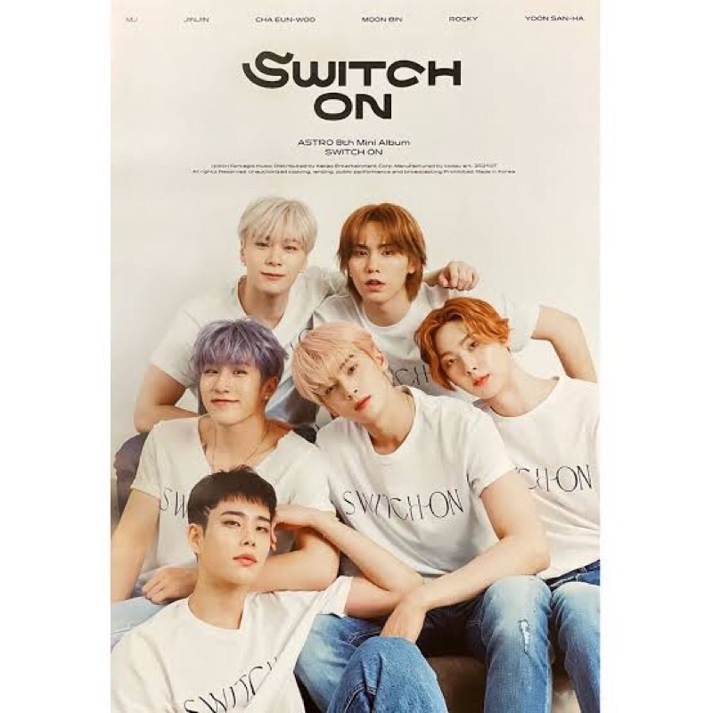 

Original Poster ASTRO Switch On Album Off Ver