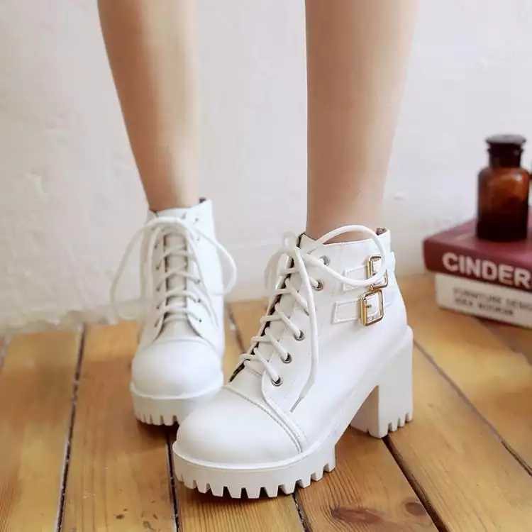 SEPATU BOOTS HEELS WANITA TRENDY BEST SELLER-SEPATU BOOTS KOREA ZIPER-5