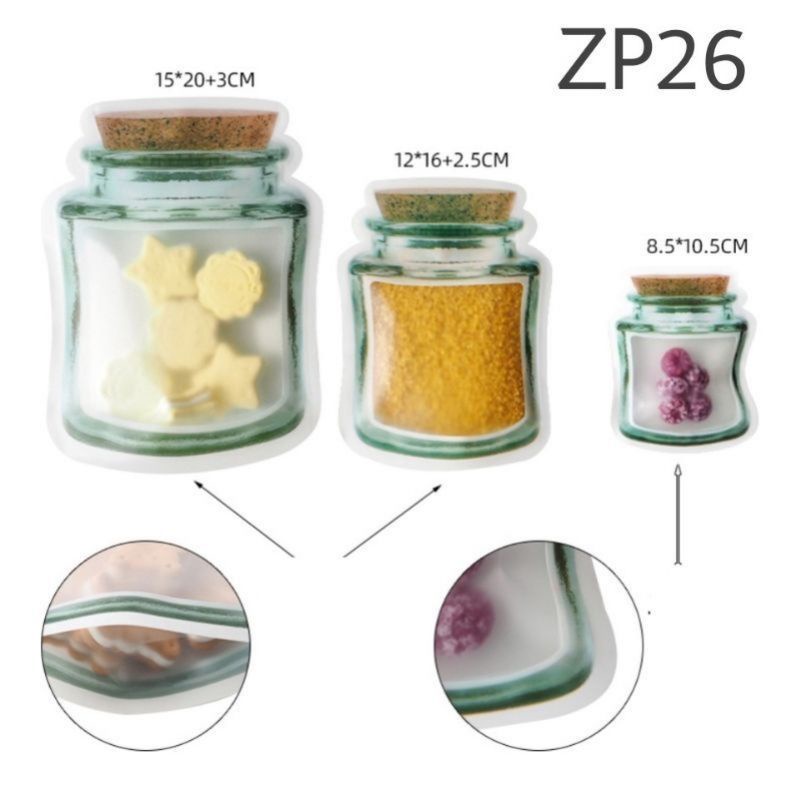 plastik motif ziplock kode C isi 5 pcs