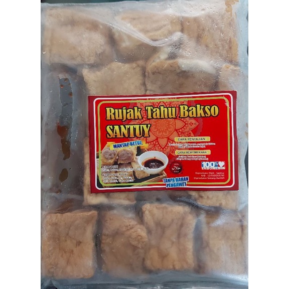 

Rujak Tahu Bakso (isi 13pcs)