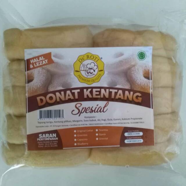 

Donat Kentang De'roti Special isi 10 pcs