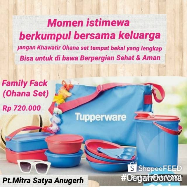 Tupperware Family Fack (Ohana Set)