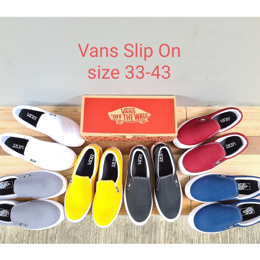 VANS SLIP ON / SEPATU PRIA WANITA SLIP ON CEWE COWO / SEPATU VANS ORIGINAL / VANS SLIP ON TERBARU