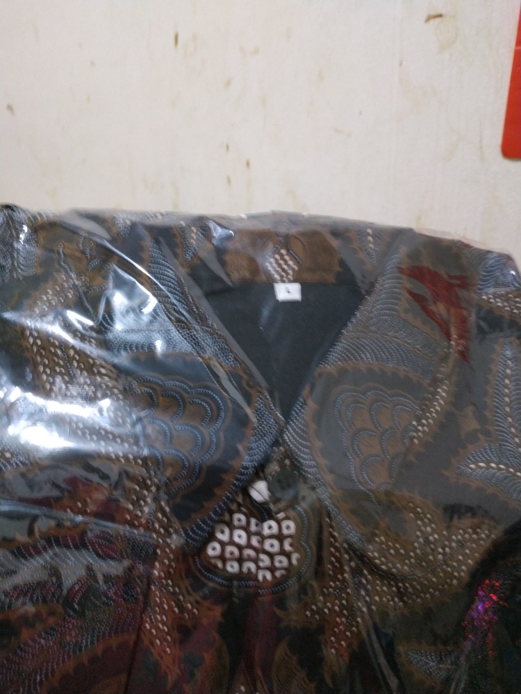 Pradhifta Kemeja Batik Pria Lengan Panjang Full Furing Bahan Katun Sragenan By Kanaya