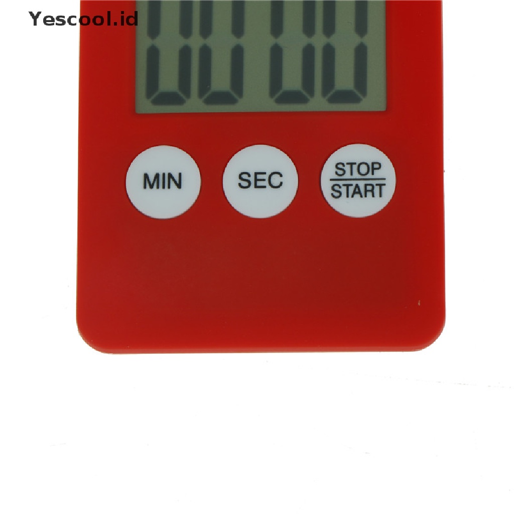 Jam Alarm Timer Hitung Mundur Magnetik Dengan LCD Digital Besar Untuk Memasak