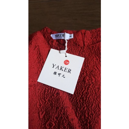 RED MERMAID DRESS YAKER SIZE S