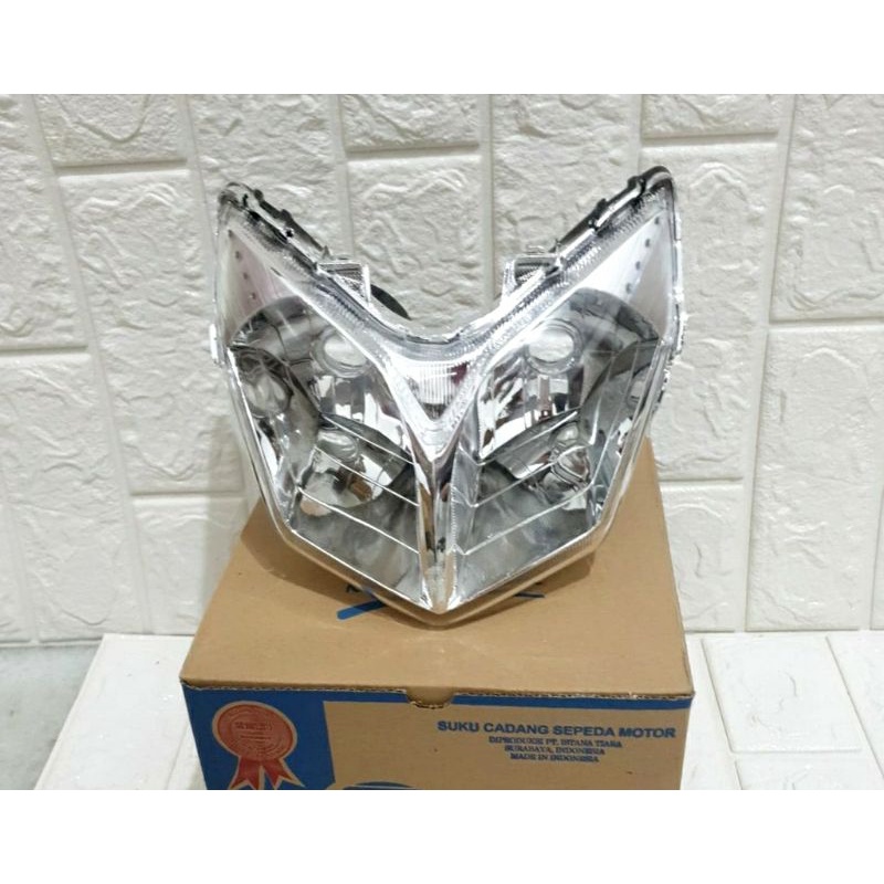 lampu depan / reflektor depan / headlamp supra x 125 2007 2008 2009 2010 2011 2012 2013