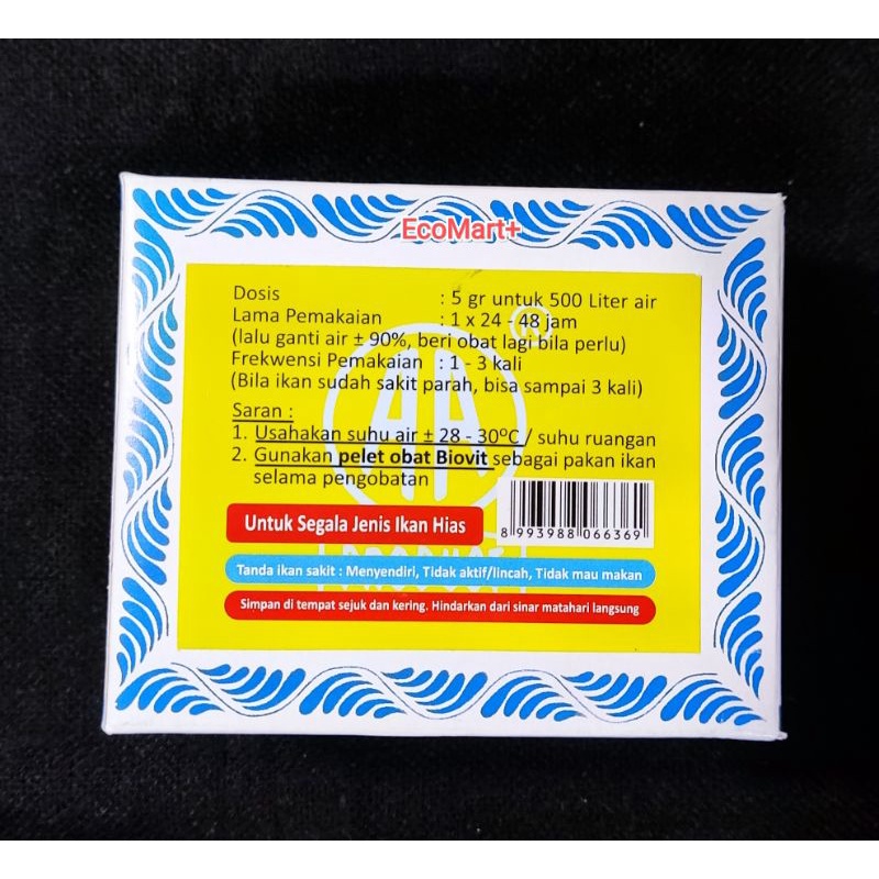 Obat Ikan Hias BIOTIK SAVE - 5 gr 1 sachet