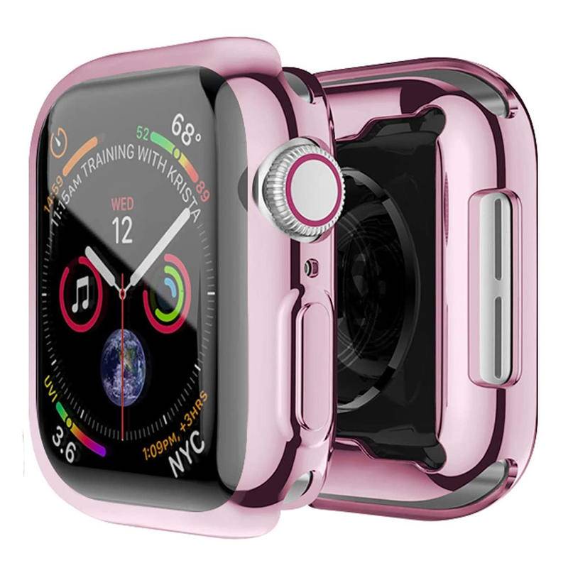 Case Cover Pelindung Layar Tpu 360derajat Untuk Apple Watch7 6 SE 5 4 3 2 41mm 45mm 42mm 38mm 6 5 44mm 40mm