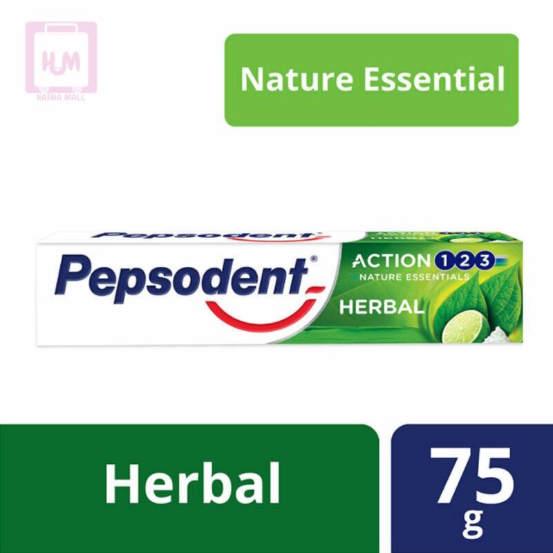 Pepsodent Herbal Pasta Gigi Pepsodent Odol Herbal 75 gr