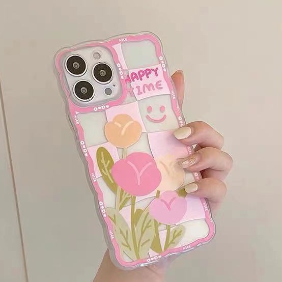 Soft Case Motif Bunga Untuk IPhone 13pro 12promaxSE2 2020 / 11 Pro MAX / 6S / 7 / 8plus / XR