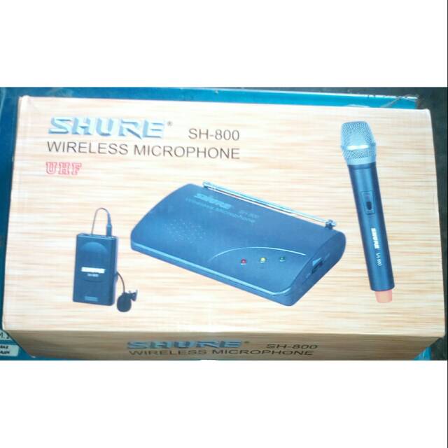 Mic Wireless SHURE Single Mic SH-800