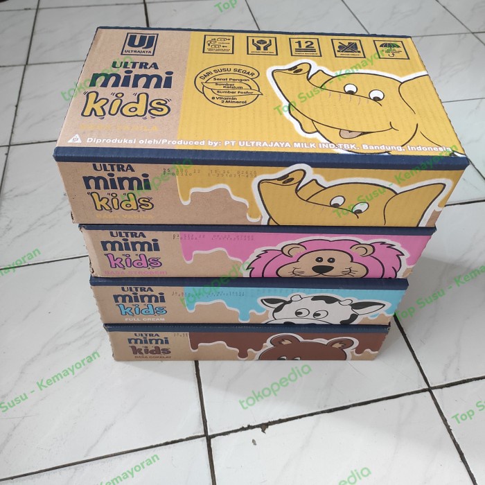 

Susu Uht Ultra Mimi kids Cokelat / Fullcream 125ml Isi 40 pcs - Full cream