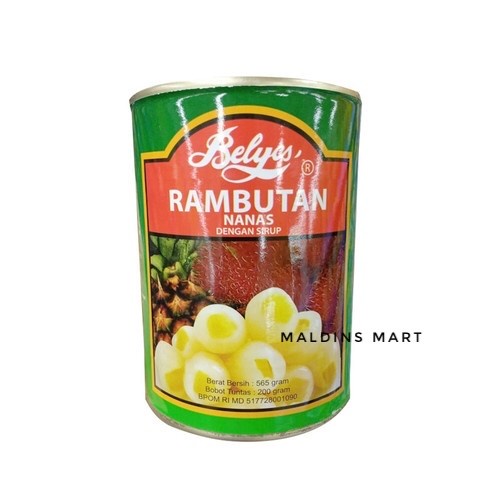 

Kalengbuah- Belycs Rambutan Dan Nanas 565Gr | Buah Kaleng Dengan Sirup -Buah-Kaleng.