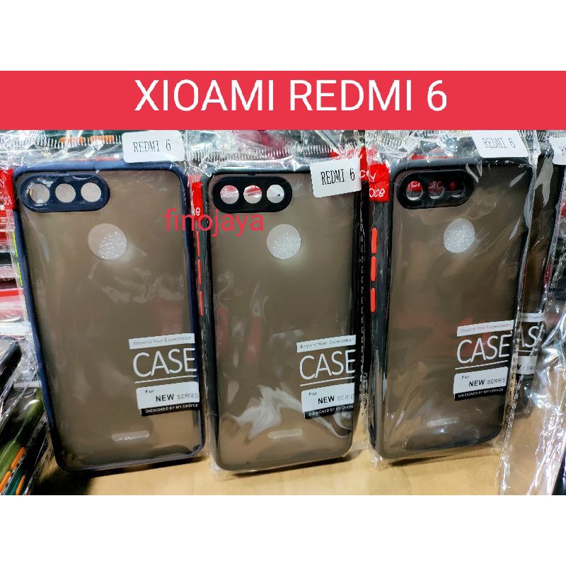 Case Aero My choice Xiaomi Redmi 6 Silikon Dove pelindung camira