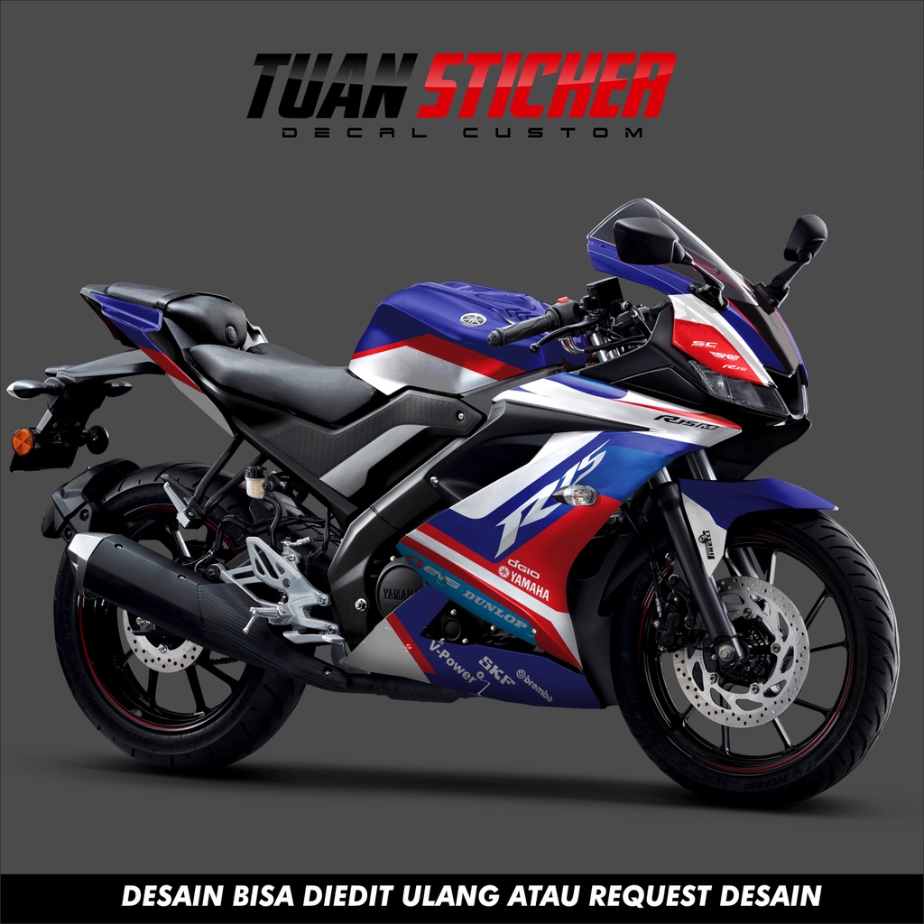Jual Sticker Striping Decal Yamaha R15 V3, Sticker Decal R15 V3