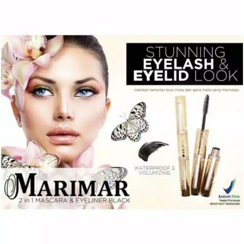 ☃Cutezz_Ching1☃Marimar 2In1 Mascara &amp; Eyeliner Black