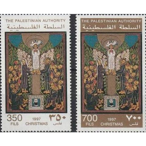 

Cuci Gudang Awal Tahun PERANGKO PALESTINE - CHRISTMAS 1997 - 2V - MINT . Cuci Gudang Awal Tahun