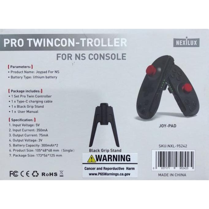 NEXILUX PRO TWINCON TROLLER / Twin Controller Joycon / Pro Controller-4