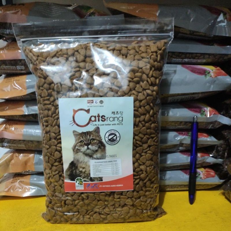 Catsrang All Life Stages Repack 1kg 1 kg Makanan Kucing Age Semua Umur