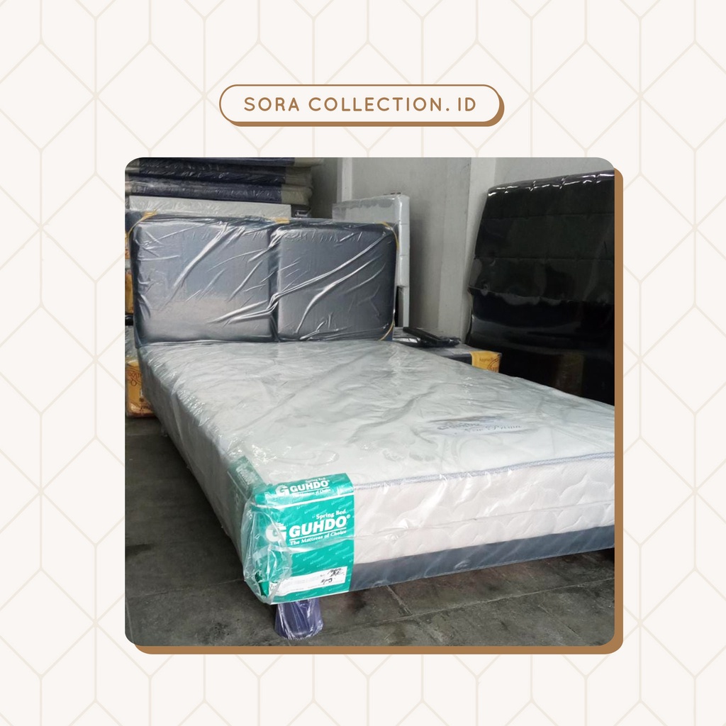 Guhdo Springbed Kasur Multibed New Prima Uk 160x200 + Sandaran