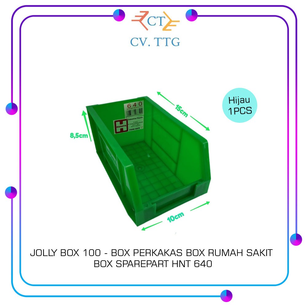 JOLLY BOX 100 - BOX PERKAKAS BOX RUMAH SAKIT SPAREPART HNT 640