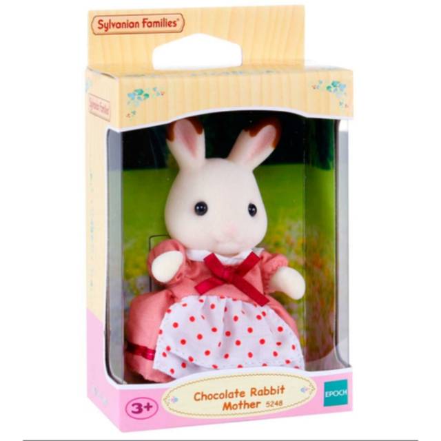 sylvanian families chocolate rabbit mother set