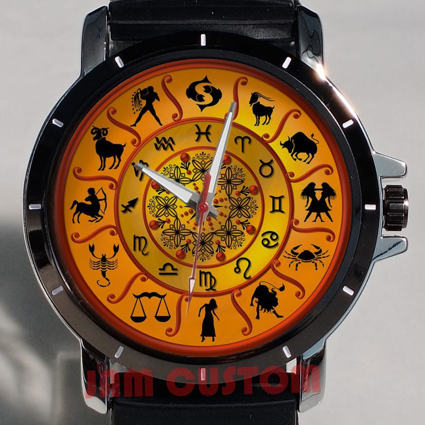 Jam Tangan Custom Zodiac Rasi Bintang Art 03