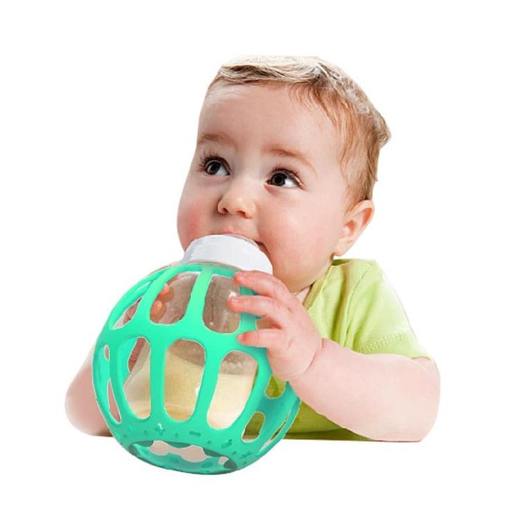 Ange Mamma Ball Baby Bottle Holder and Teether Gigitan Bayi Mainan Gigi Anak