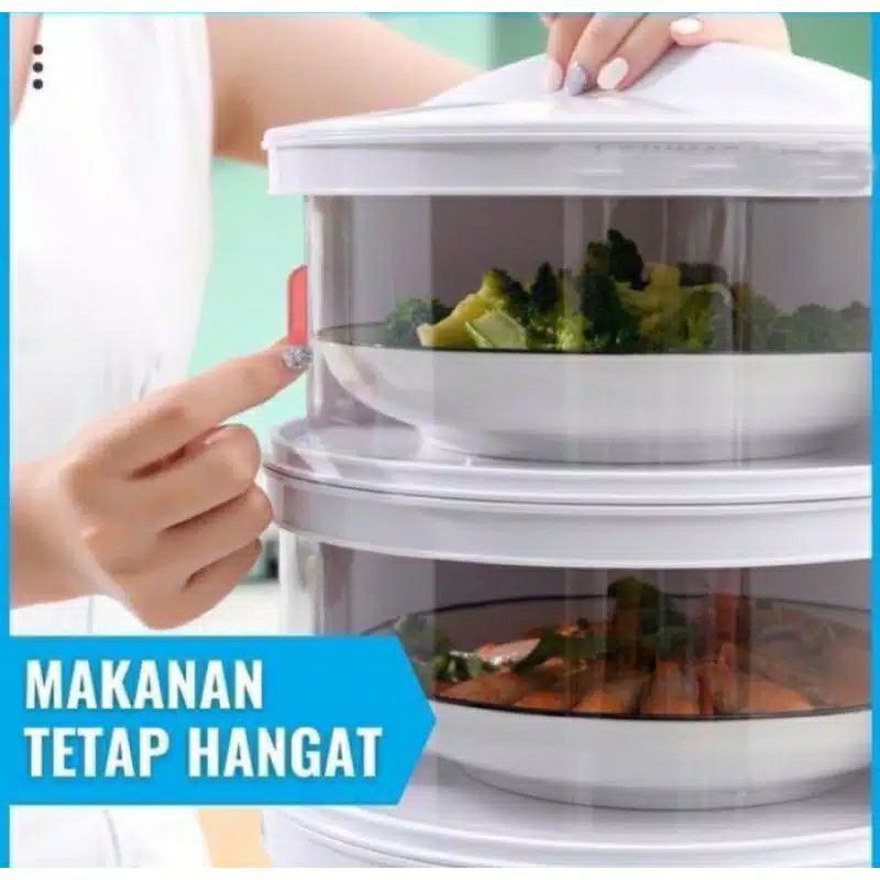 TUDUNG SAJI 4 TINGKAT/RAK PENYIMPANAN MAKANAN 4 SUSUN