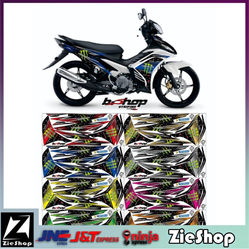 Striping Jupiter MX 135 motif monster energy