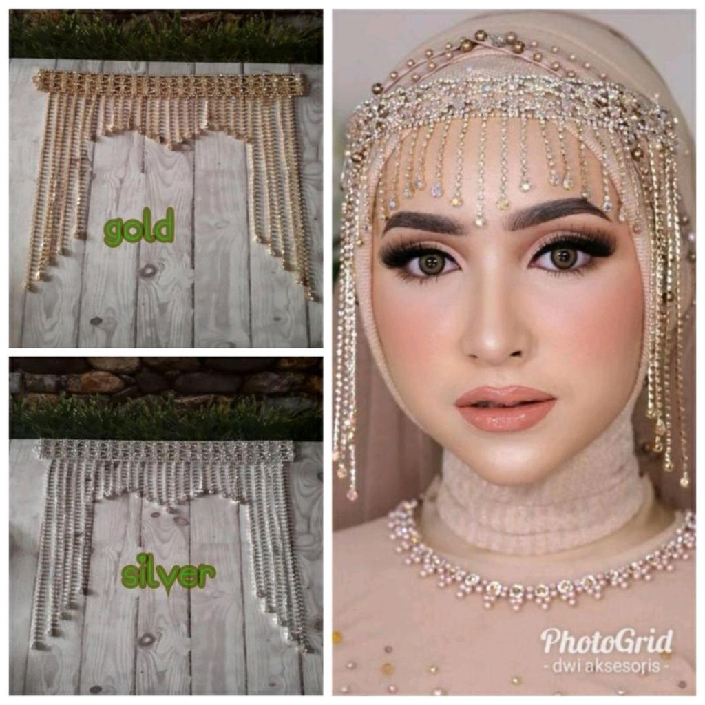 Cleopatra Headpiece - Aksesories Pengantin Bridesmaid - Mahkota Pengantin