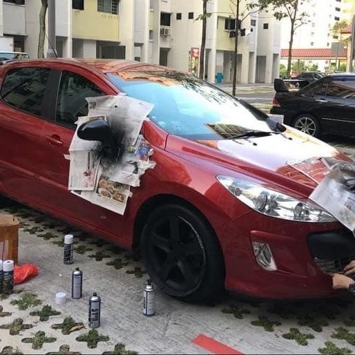 Rubber Paint Cat Semprot Velg Body Mobil X6 - Silver Flask