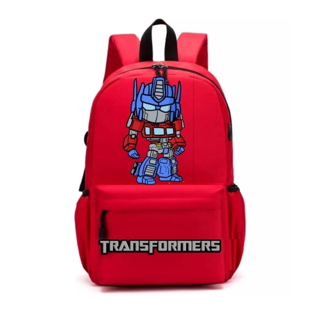 DT_123 - Tas sekolah TRANSFORMERS anak laki-laki anak perempuan backpack sekolah anak tk sd