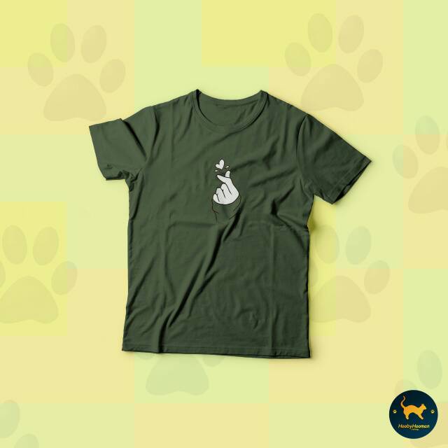 Kaos Hijau Army Premium LOVE