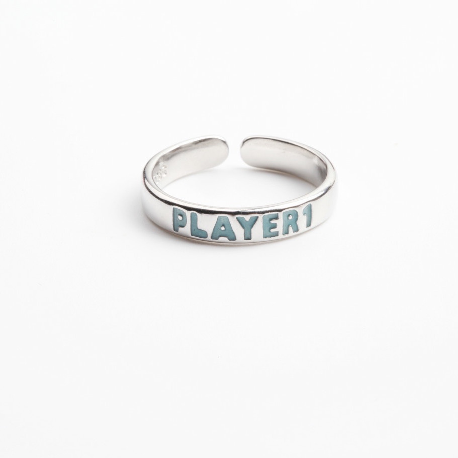 Cincin 925 Silver Luminous Desain Pemain Game Untuk Hadiah Valentine