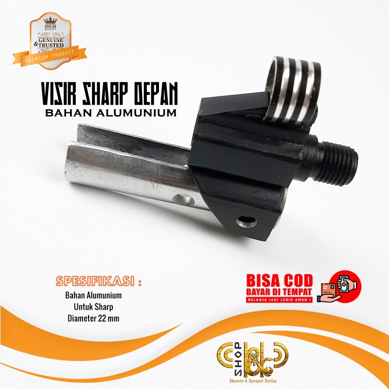 VISIR SHARP INNOVA DEPAN SHORT ALUMUNIUM - TERBARU